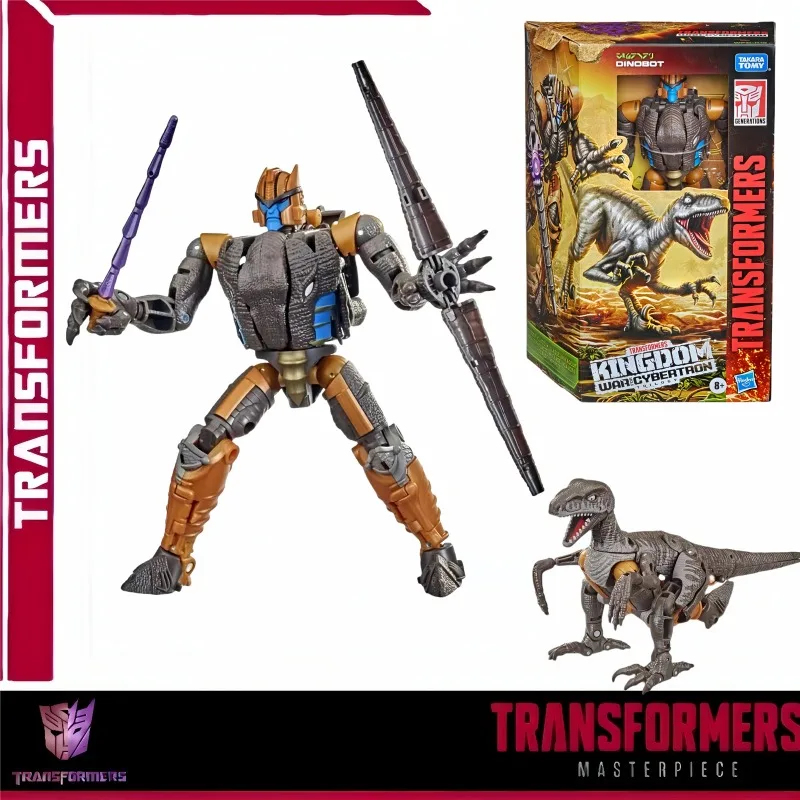 In Stock TAKARA TOMY Hasbro Transformers Kingdom Dinosaur Warriors BW Voyager V-level Siege Series WFC Hobby Gift Toy Model