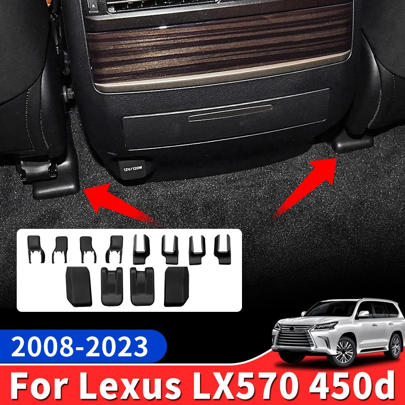 

For Lexus LX570 450d Seat Track Protective Cover Interior upgraded Accessories Seat Guide Rail Front and Rear Covers 2008-2023