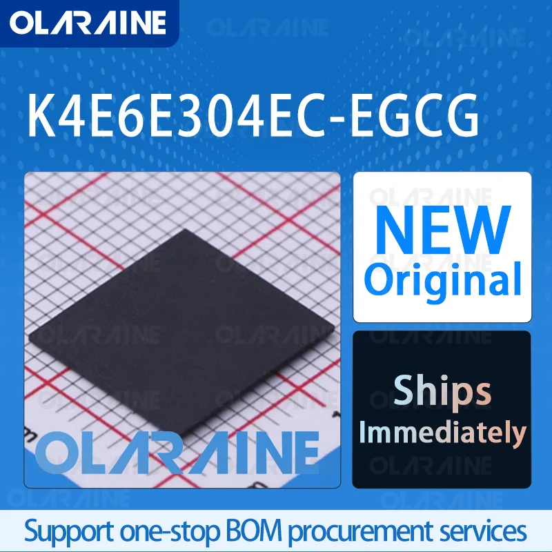 

1/5/10Pcs K4E6E304EC-EGCG FBGA-178 original 100% new ic chip DDR SDRAM Voltage: 1.95V