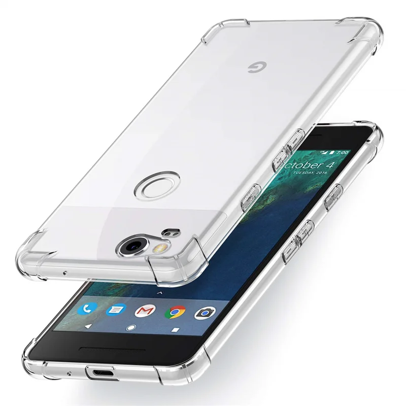 For Google Pixel 2 XL Pixel2XL Case Air Cushion Shockproof Silicone Soft Back Cover For Google Pixel 2 XL 2XL Airbag TPU Case