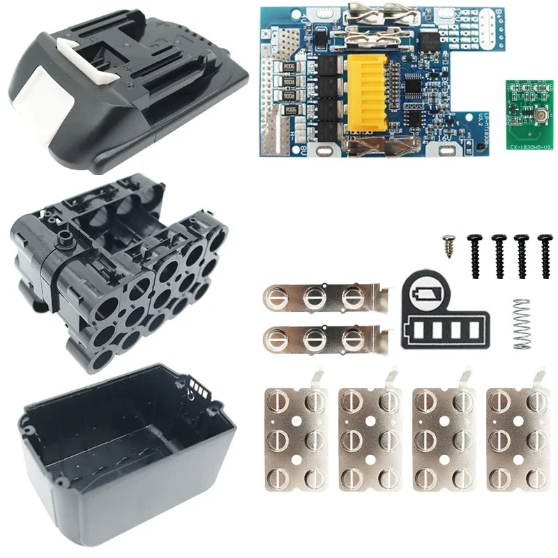 New 15cell BL1890 Lithium-ion Battery Case for Makita 18V 9.0Ah Sticker Label PCB Charging Protection Circuit Board Housing Case