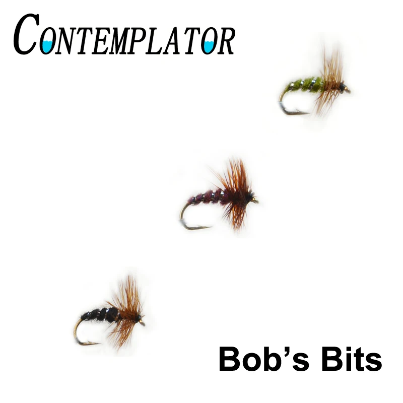 14 # -16 #   6 pièces Bobs Bits mouches sèches imitant les buzzers émergents aux terrestres 3 Styles leurres de Film de Surface pour la truite arc-en-ciel montante
