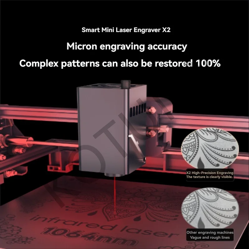 Laser Engraver for Beginners Output Laser Cutter Working Area Engraving Machine 10W - view 4