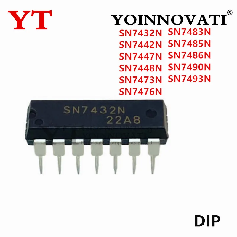20Pcs SN7432N SN7442N SN7447N SN7448N SN7473N SN7476N SN7483N SN7485N SN7486N SN7490N SN7493N