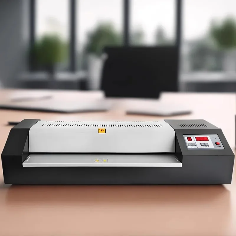 เครื่องเคลือบบัตรอัตโนมัติ U-450U สำหรับสำนักงานและเชิงพาณิชย์ ขนาด 450 มม. สำหรับเอกสาร A3/A4