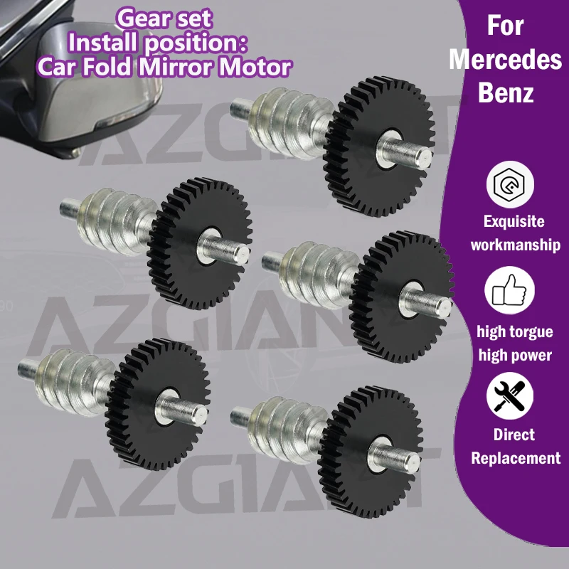 

Car Auxiliary rearview folding mirror motor gear For Mercedes Benz A-Class W176 A180 A200 A220 A250/B-Class W246 B180 B200 W242