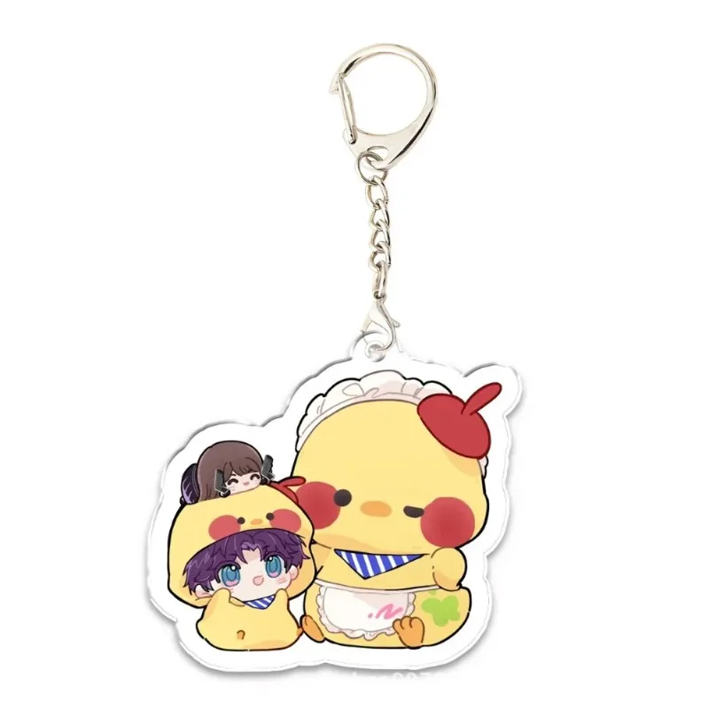 Game Love and DeepSpace Cartoon Image Acrylic Keychain Exquisite Pendant Friend Brithday Gifts Accessories Collection Gifts