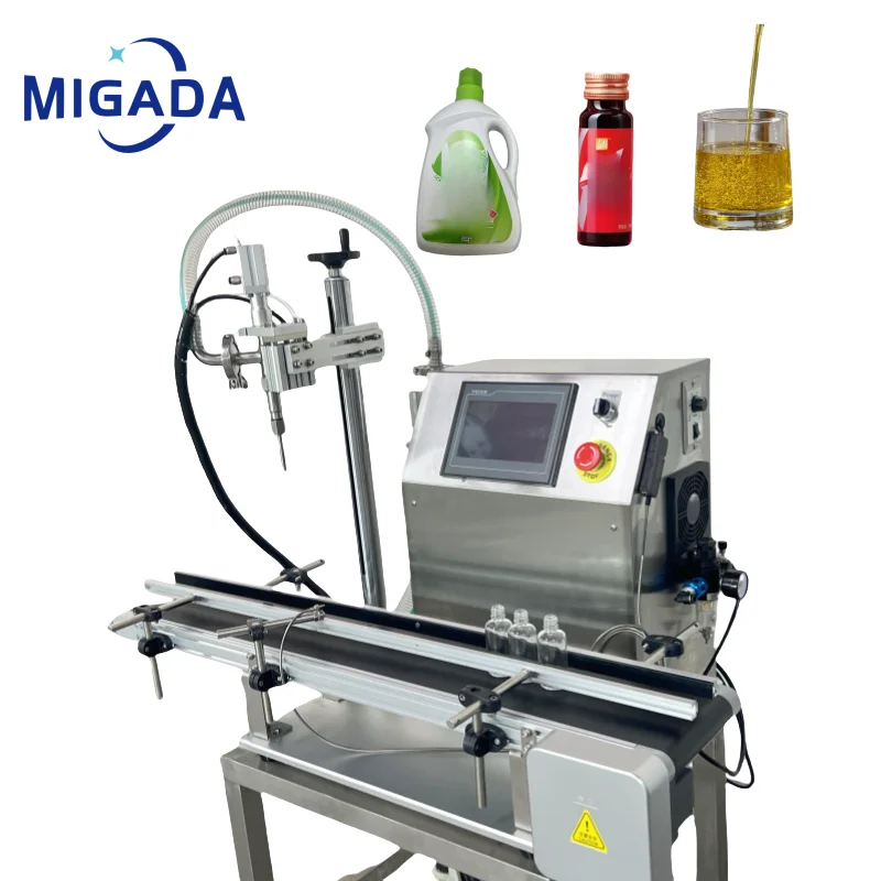 Auto Filling Machine Single Head Detergent Glue Viscous Vial Filling Machine Thick Paste Ketchup Shaving Cream Filling Machine