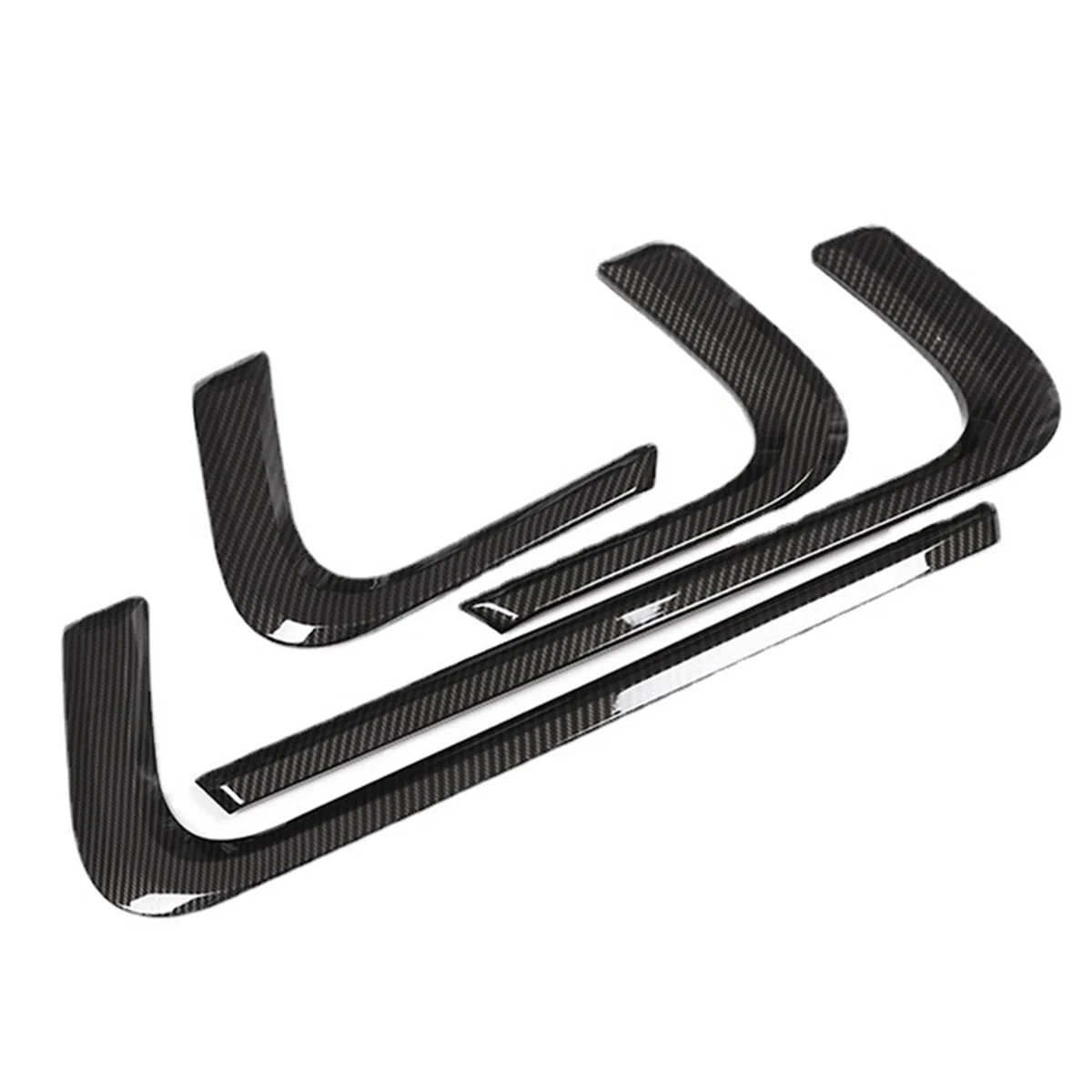 For Sport 2014-2022 Carbon Fiber Pattern Inner Door Strip Cover Trim