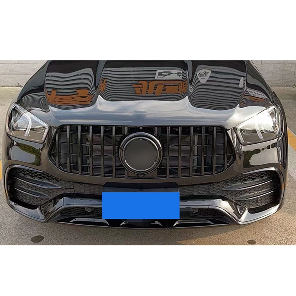 

Для Mercedes W167 Benz GLE 2020+ Обновленная передняя решетка капота Racing Grill Perfect Match GT Diamond Sport Body Kit Trim