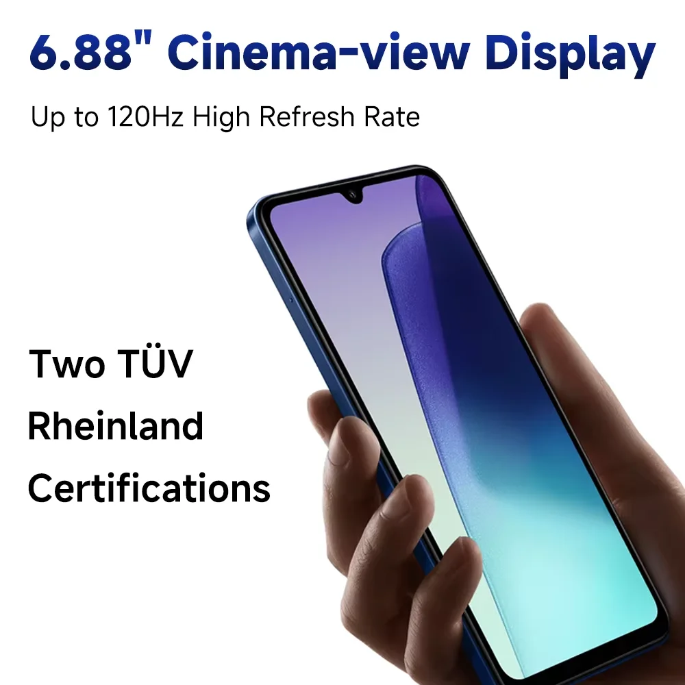 샤오미 레드미 14C 스마트폰, NFC MTK 헬리오 G81-Ultra, 6.88 인치 120 Hz 디스플레이, 50MP 메인 AI 듀얼 카메라, 5160mAh 배터리, 18W 충전