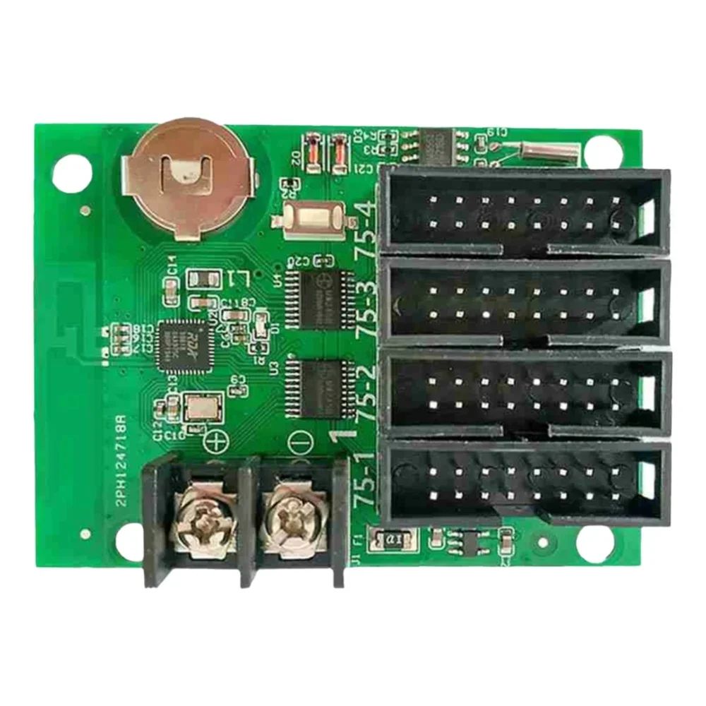 يمكن حمل بطاقة التحكم في الشاشة بشريط LED بالألوان الكاملة RHX8-Q4Am: 64 * 384 رمادي منخفض يدعم التحكم في WIFI للهاتف المحمول