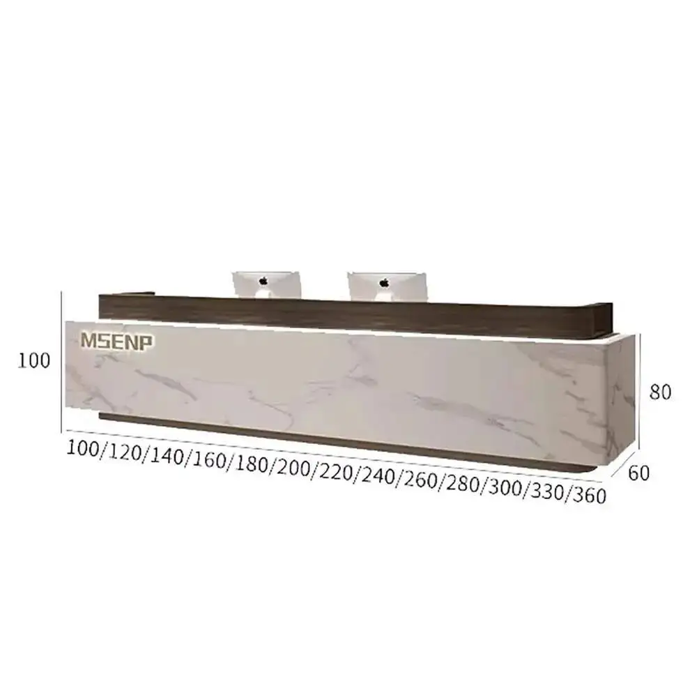 

Glamour Cabinet Bar Counter Aesthetic Glamour Simple Luxury Reception Desks Aesthetic Modern Mostrador Commercial Furniture