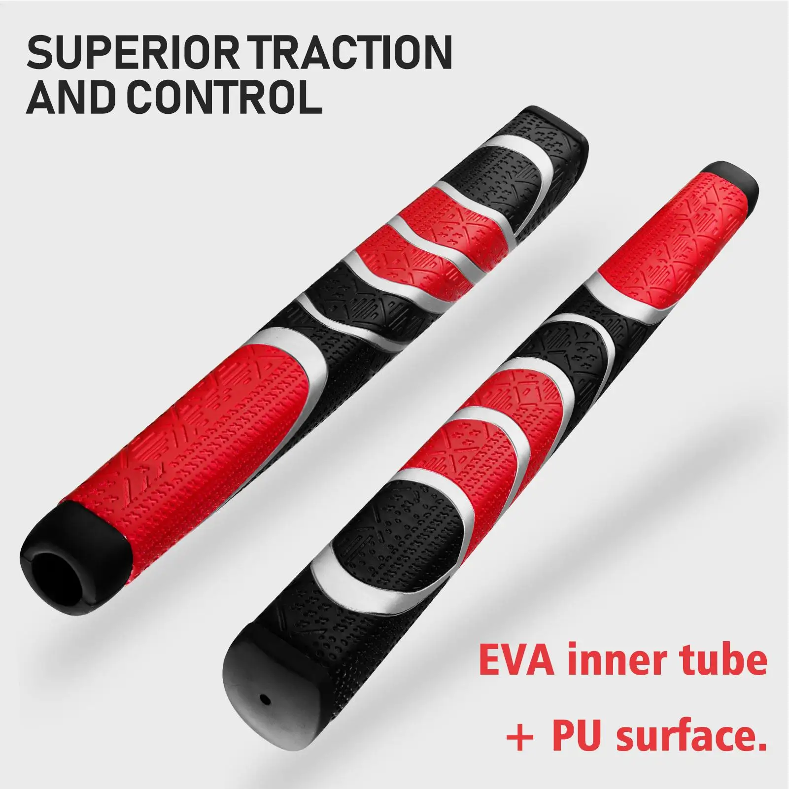 مقابض مضرب للرجال، مقابض بديلة لنادي الجولف المحمولة، ملحقات بديلة للتدريب على التأرجح المضادة للانزلاق للرجال والنساء والمراهقين