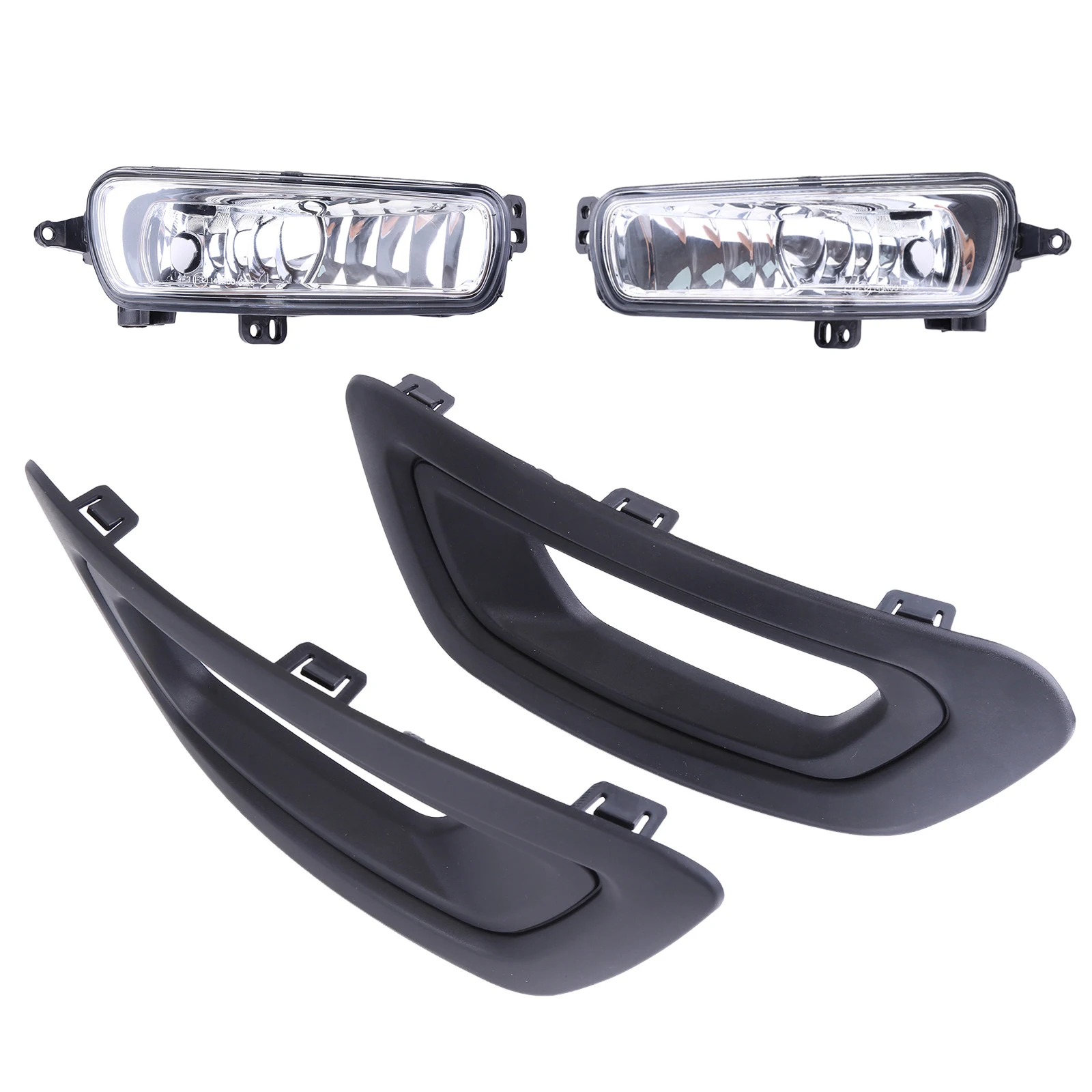 

Compatible For 2020-2023 Ford Transit Both Left and Right Fog Lights and Covers FO1038207 FO1039207 KK3Z17B814BD KK3Z17B814BC
