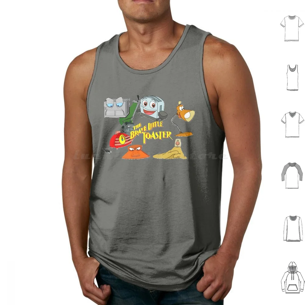 The Brave Little Toaster Tank Tops Vest Sleeveless Tv Toaster Toast The Brave Little Toaster Retro Movie Little Kids