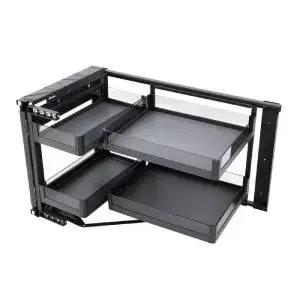vadania blind corner pull out organizer blind corner cabinet pull out 12 inch opening