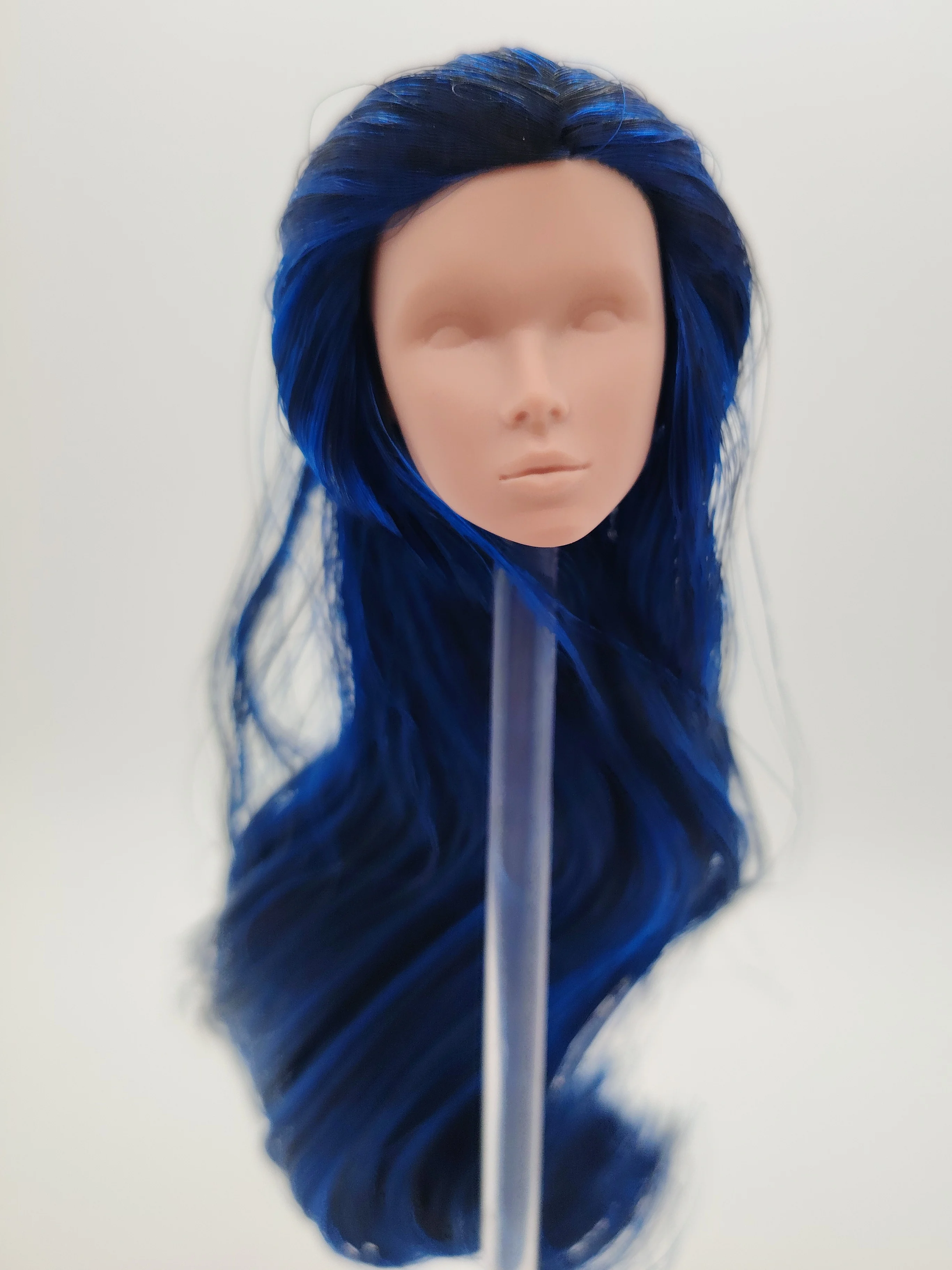 Fashion Royalty Nu.face Hair Reroot Lilith Eden Blank Face FR White Skin 1/6 Scale Integrity Doll Head