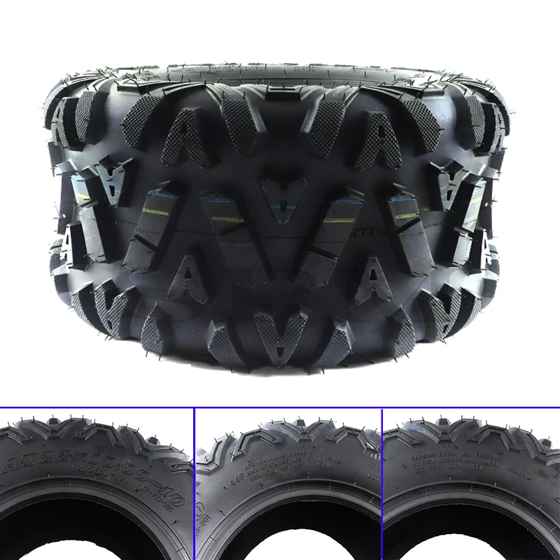 ATV 22X10-10 6PR Vuoto Pneumatico 255/60-10 "Pneumatico Tubeless Per Go kart UTV Buggy Golf Cart Quad Bike 10 pollici fuoristrada parti di ruote
