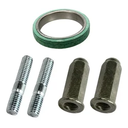 Scooter Muffler Exhaust Motorcycle Scooter Exhaust Studs Nuts Gasket Set For GY6 50 125 150 Nut Seal Gasket Spacer Replacement