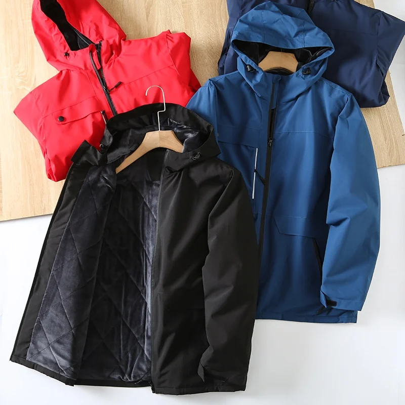 

Уличная всепогодная ветрозащитная ткань, мужская свободная куртка с капюшоном, осенне-зимняя хлопковая куртка Jaet Faion Urban Sle