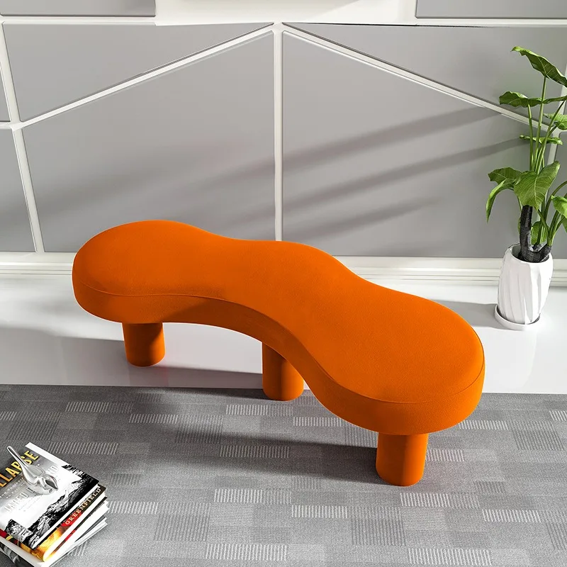 For Modern Simple Props Sofa Stool, Studio Shoe Store Shoe Changing Stool, Colored Living Room Low Stool, Bedroom End Stool