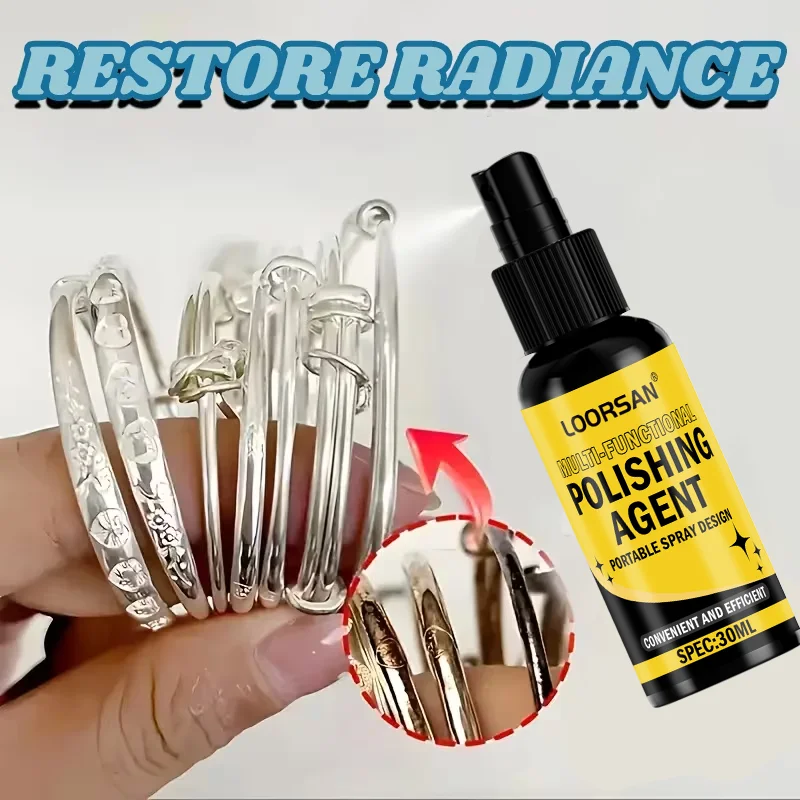 

Спрей-очиститель LOORSAN для полировки ювелирных изделий: серебра, золота, бриллиантов, жемчуга, колец, ожерелий, браслетов, часов. Быстро восстанавливает блеск. 30 мл.