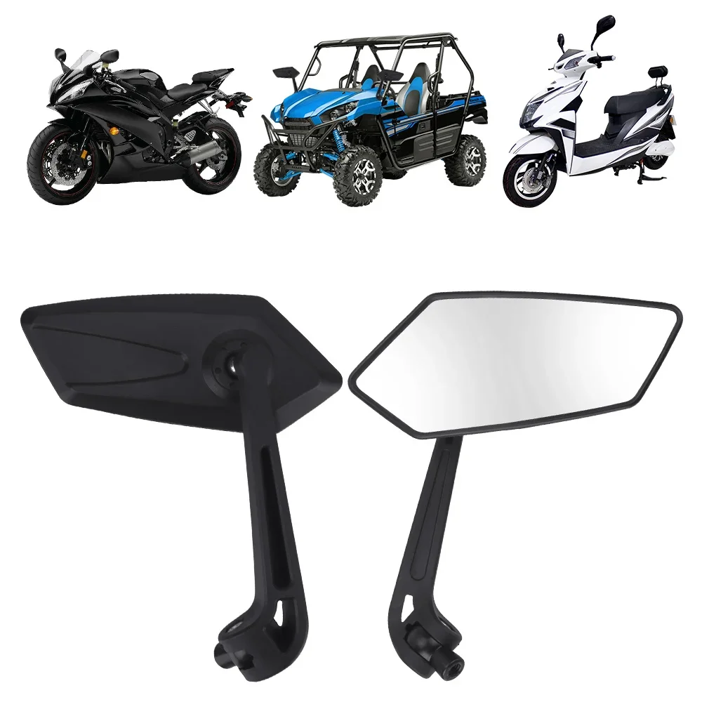 

Side Mirrors Motorcycle Accessories Adjustable Black For Cafe Racer Universial Motorcycle Rearview Mirrors
