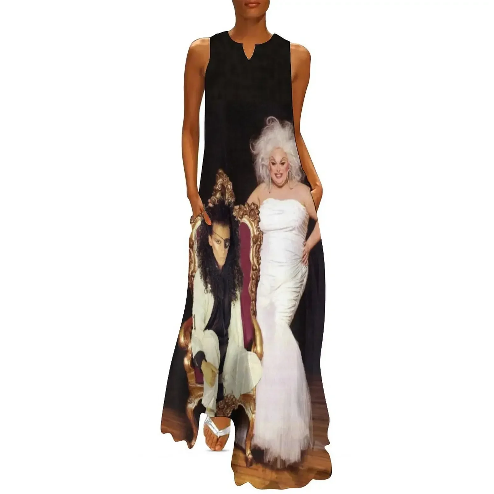 

Pete Burns and Divine - The Legends Long Dress summer dress korean women summer clothes for women Evening dresses Dress