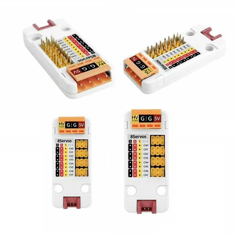 ABJF-For M5stack 8-Channel Servo Driver Unit STM32F030 Controller High-Precision Robotics Control For Multiple Servos