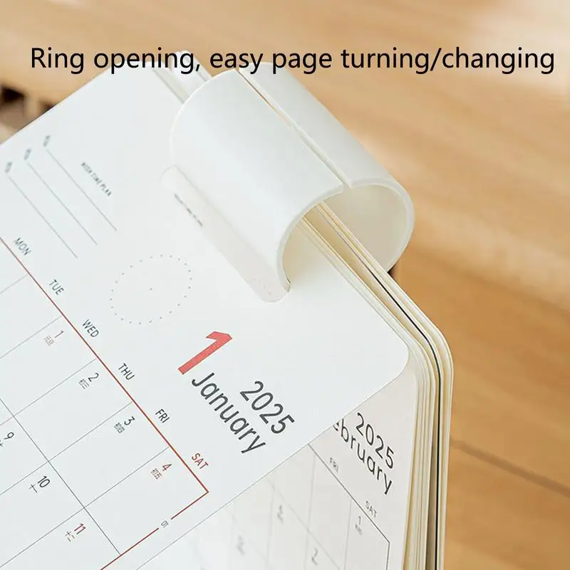 2025 أجندة مكتبية /رزنامة مكتبية يومية دائمة أجندة مكتبية /رزنامة مكتبية الإبداعية سطح المكتب التقويم مكتب زخرفة سطح المكتب ملحقات للتزيين ل