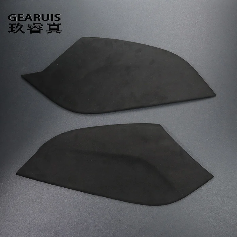 Suede leather Car Wrapping ABS Car Center Console Gear Both Side Panel Cover For Audi A3 8V S3 2013-2020 Interior Accessories