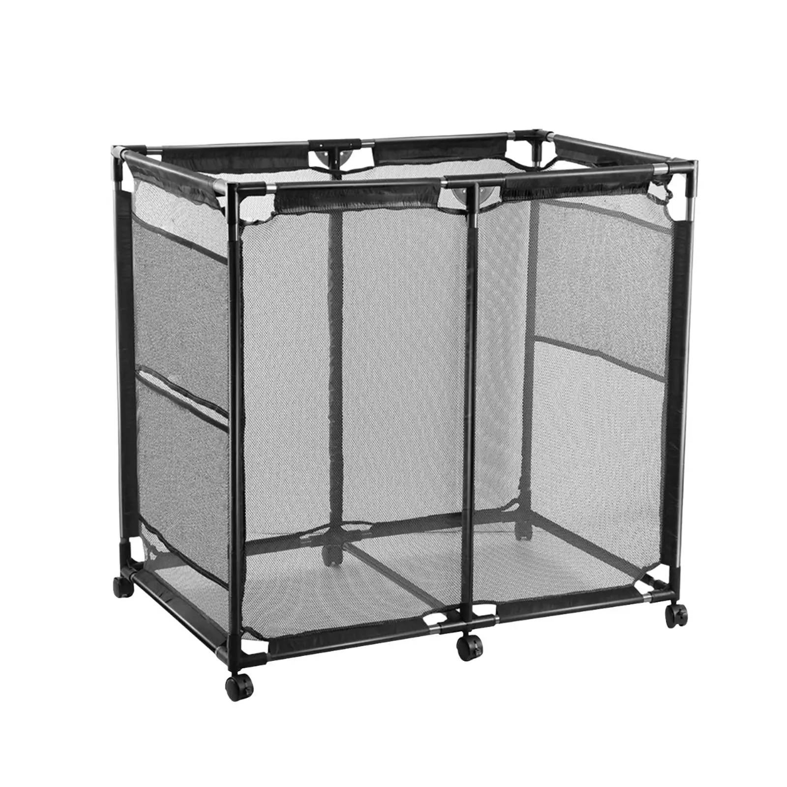 Pool Storage Bin Holder, Swim Accessories ,Premium, Air Dry Quickly ,Metal Frame Container Mesh Basket Organizer