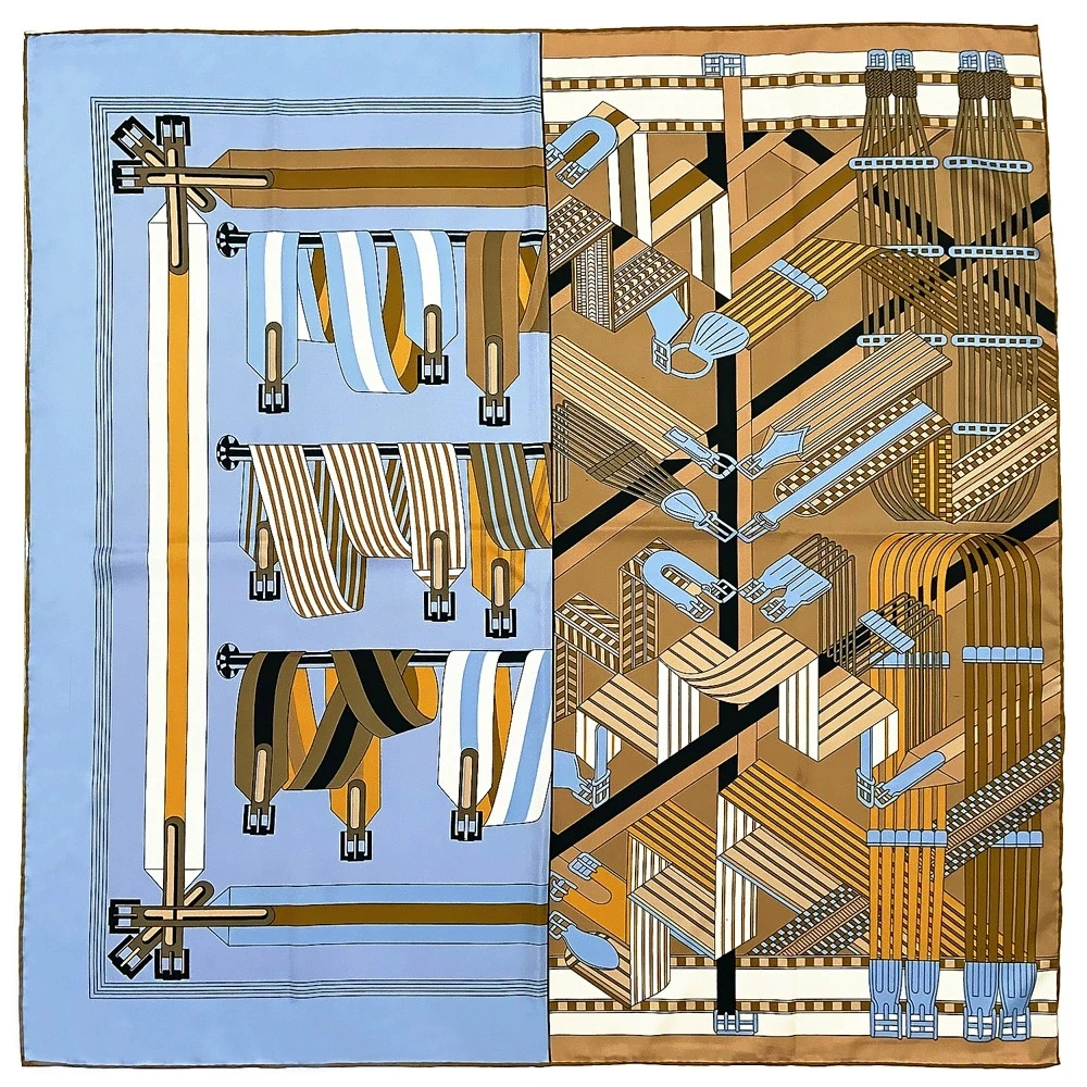 

90 см саржевый шелковый шарф для женщин, ручной скрученный квадратный пояс-цепочка, шарфы, роскошные женские платки Echarpes, бандана, хиджаб