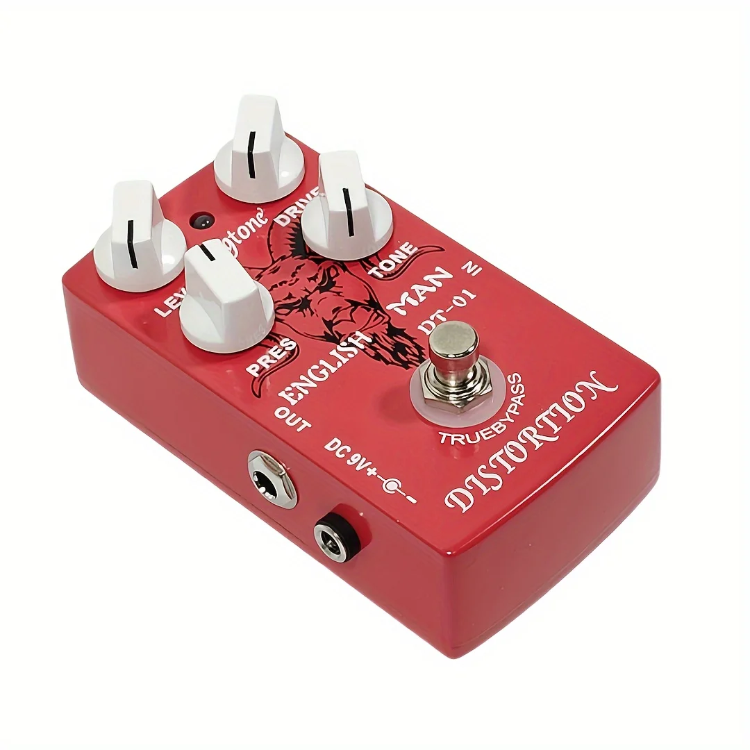 Pigtone PP-24 clássico efeito de distorção pedal para acessórios guitarra elétrica efeitos pedais real bypass