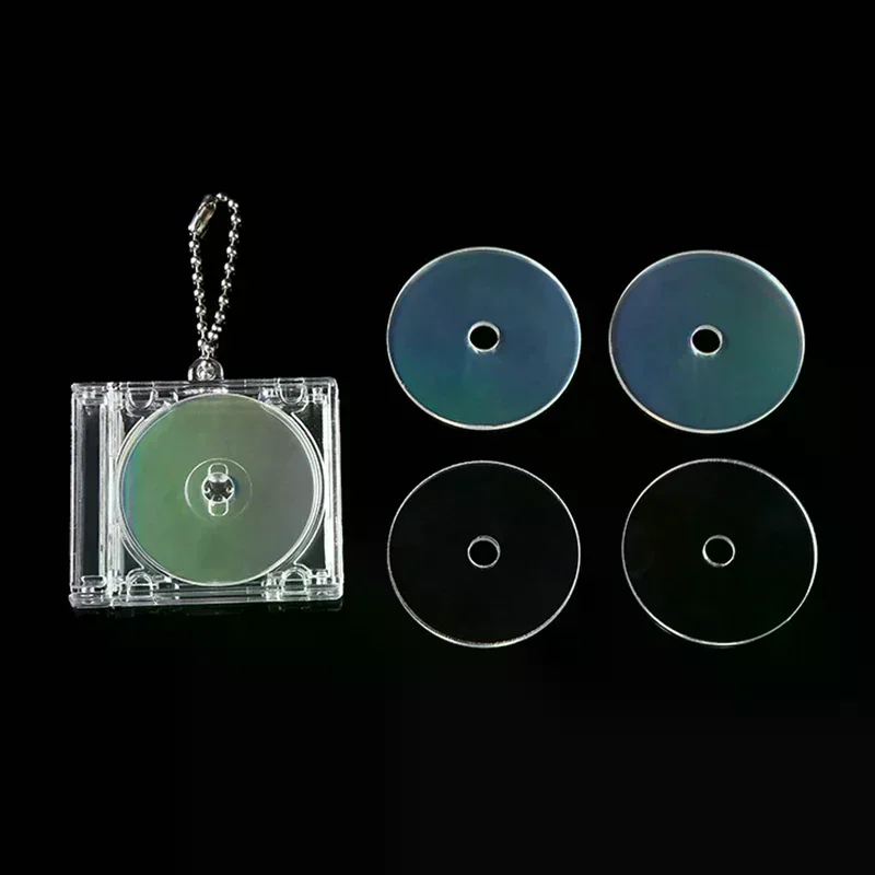 

Миниатюрный функциональный брелок-футляр для CD-диска с NFC, сувенирный альбом-ключница для самостоятельного изготовления подвески на рюкзак