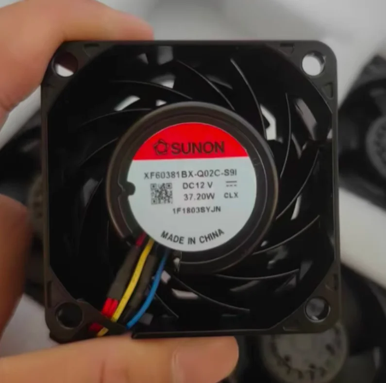 

SUNON XF60381BX-Q02C-S91 DC 12 В 37,20 Вт 60x60x38 мм 4-проводной охлаждающий вентилятор