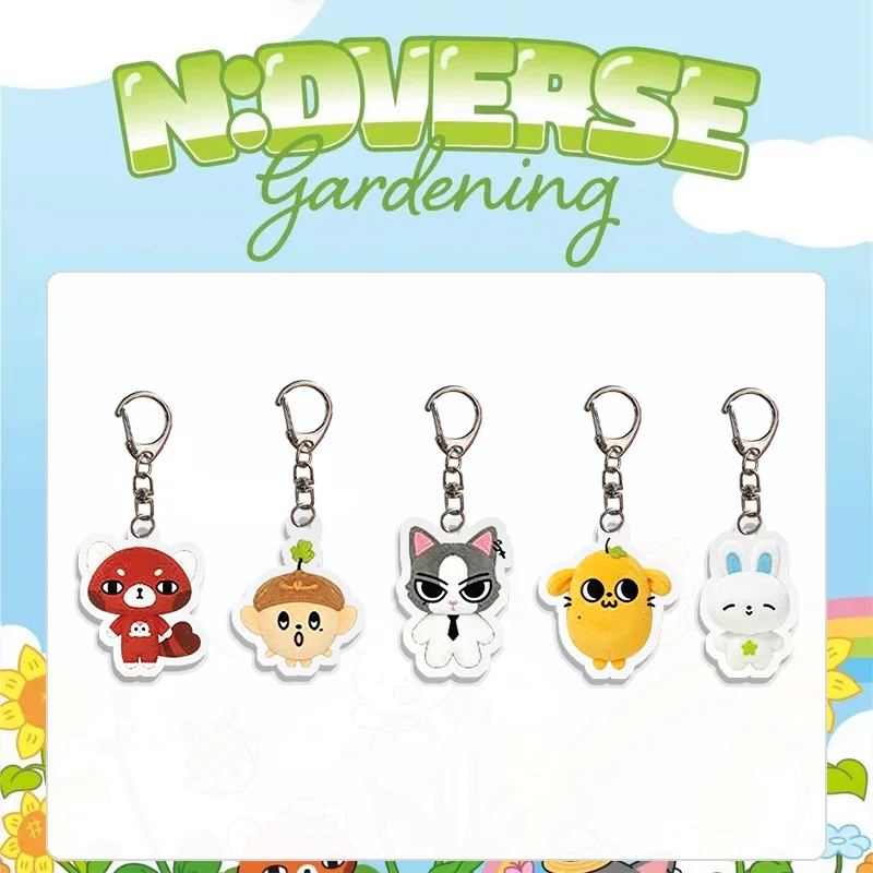 AND2BLE Cartoon Keychain High Quality Acrylic Keyring Pendant Zhang Hao Ricky Gyuvin Yujin SEUNGEON Bag Accessories Fans Gift