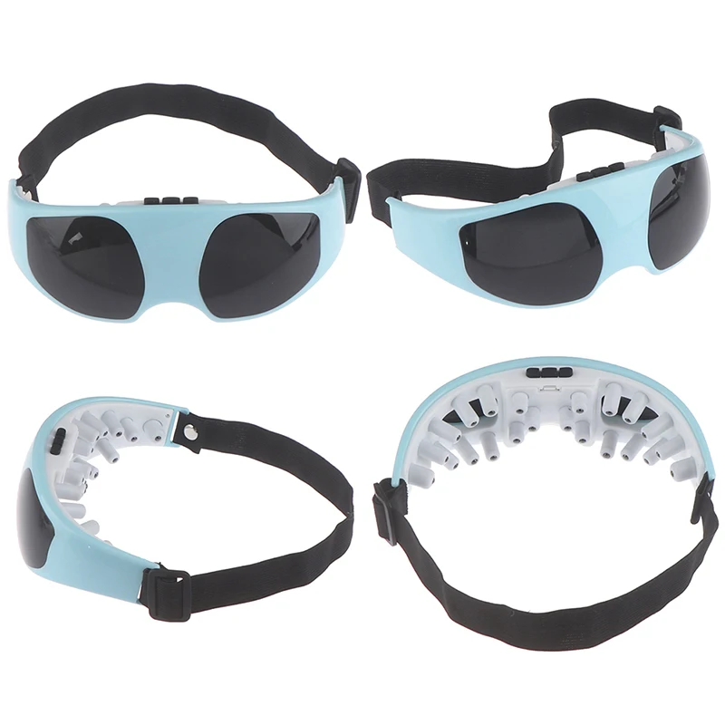 Electric Eye Care Massager Glasses Magnetic Vibration Relax Anti-Aging Forehead