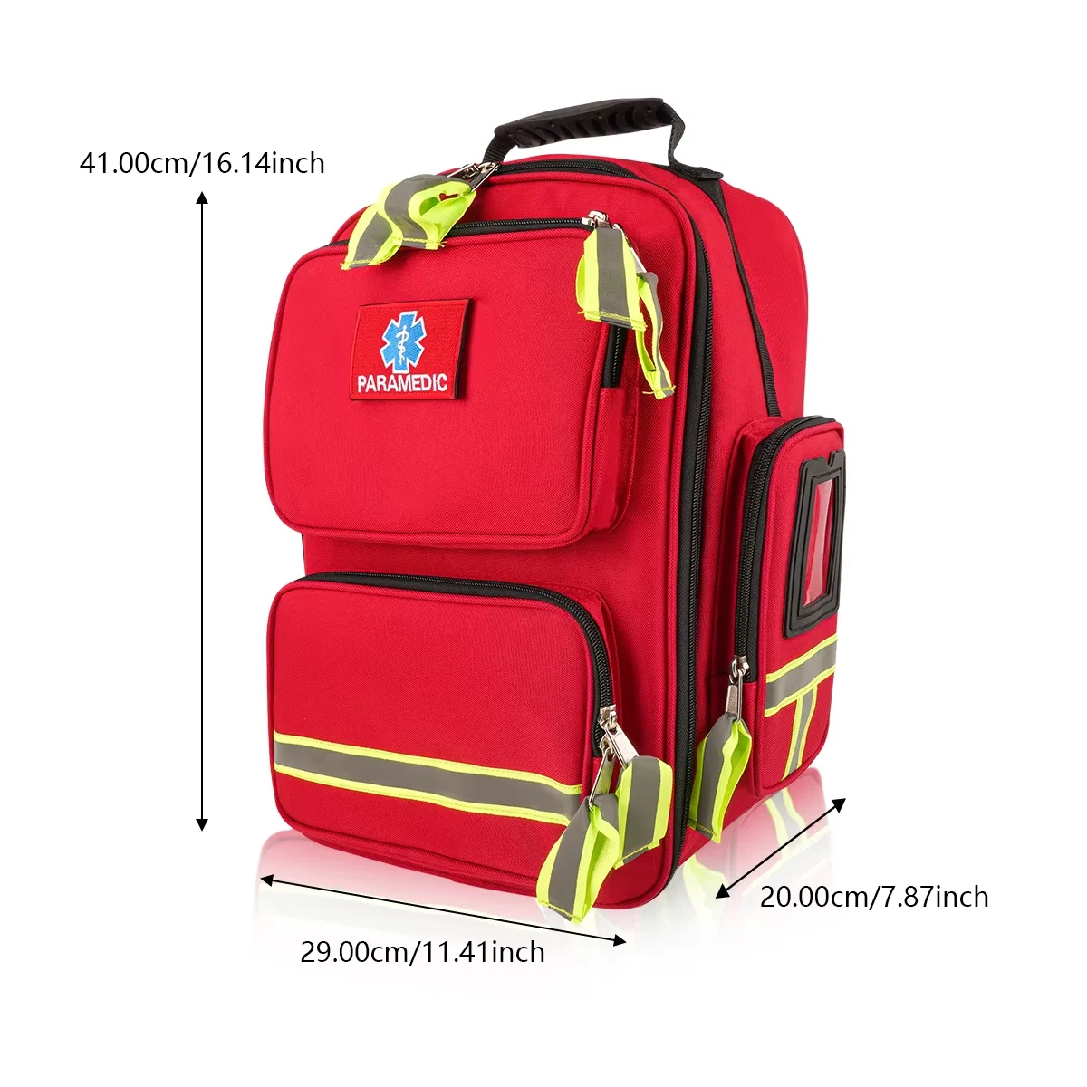 Tas Bantuan Bencana Organizer Medis Kit Pertolongan Pertama Ransel Penyelamatan Darurat Kapasitas Besar Penyimpanan Terklasifikasi Perlengkapan Bertahan Hidup