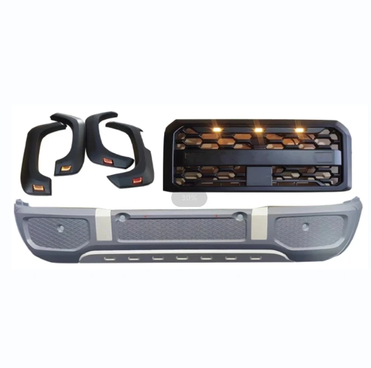 

newest car accessories front bumper kits pp fender flares For Triton L200 2024