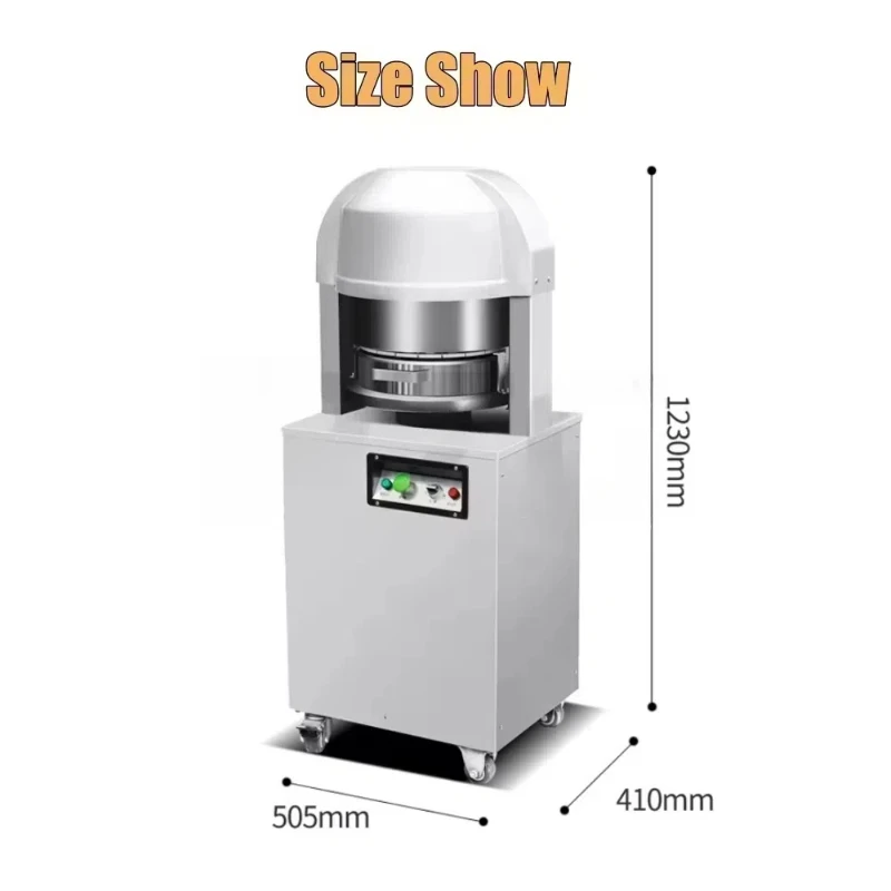 Commercial Bakery Equipment Full Automatic Pizza Dough Divider / Industrial Bread Dough Cutter
