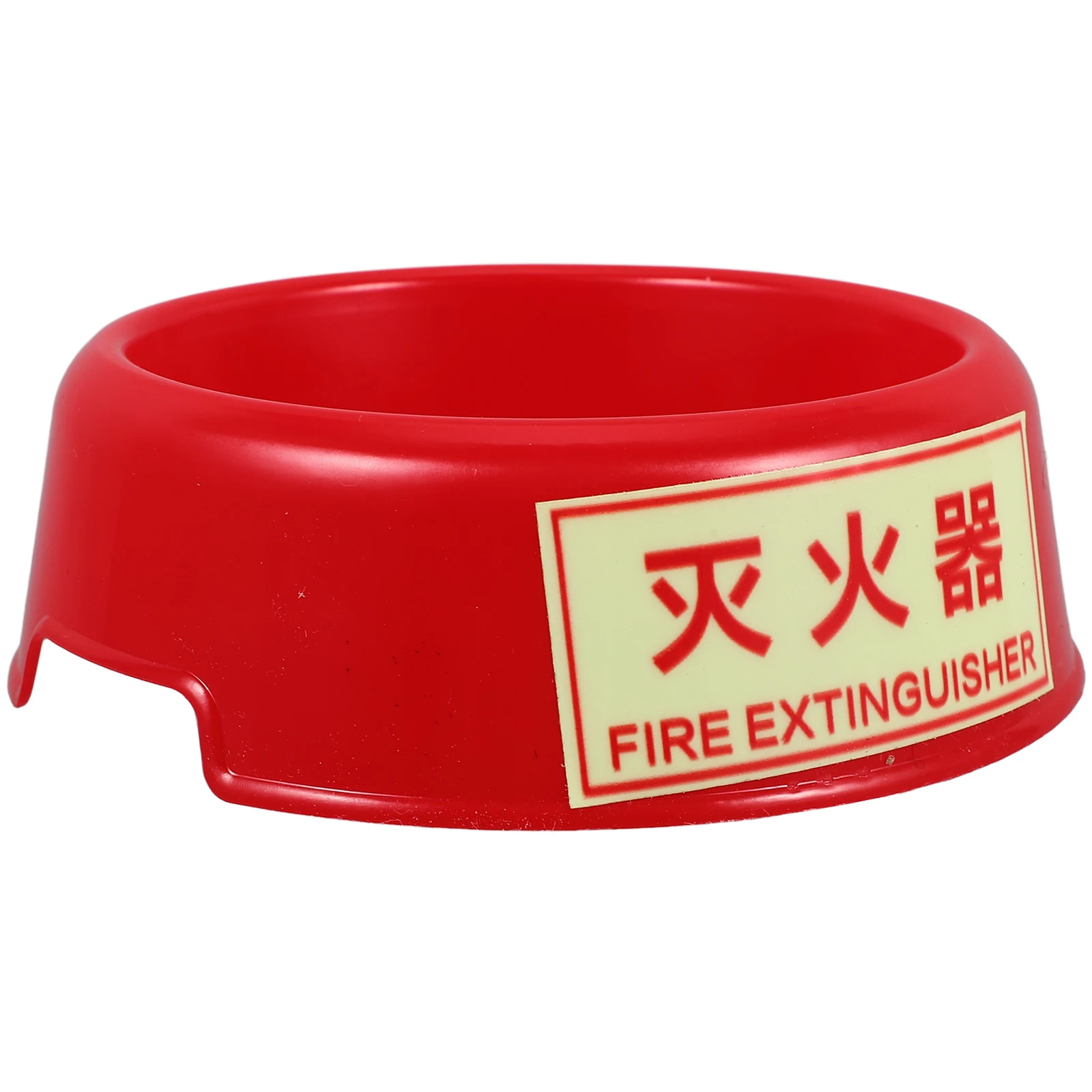 Fire Extinguisher Base Stand Mounting Bracket Plastic Holder for Trucks Reflective Design Stable Storage Solution