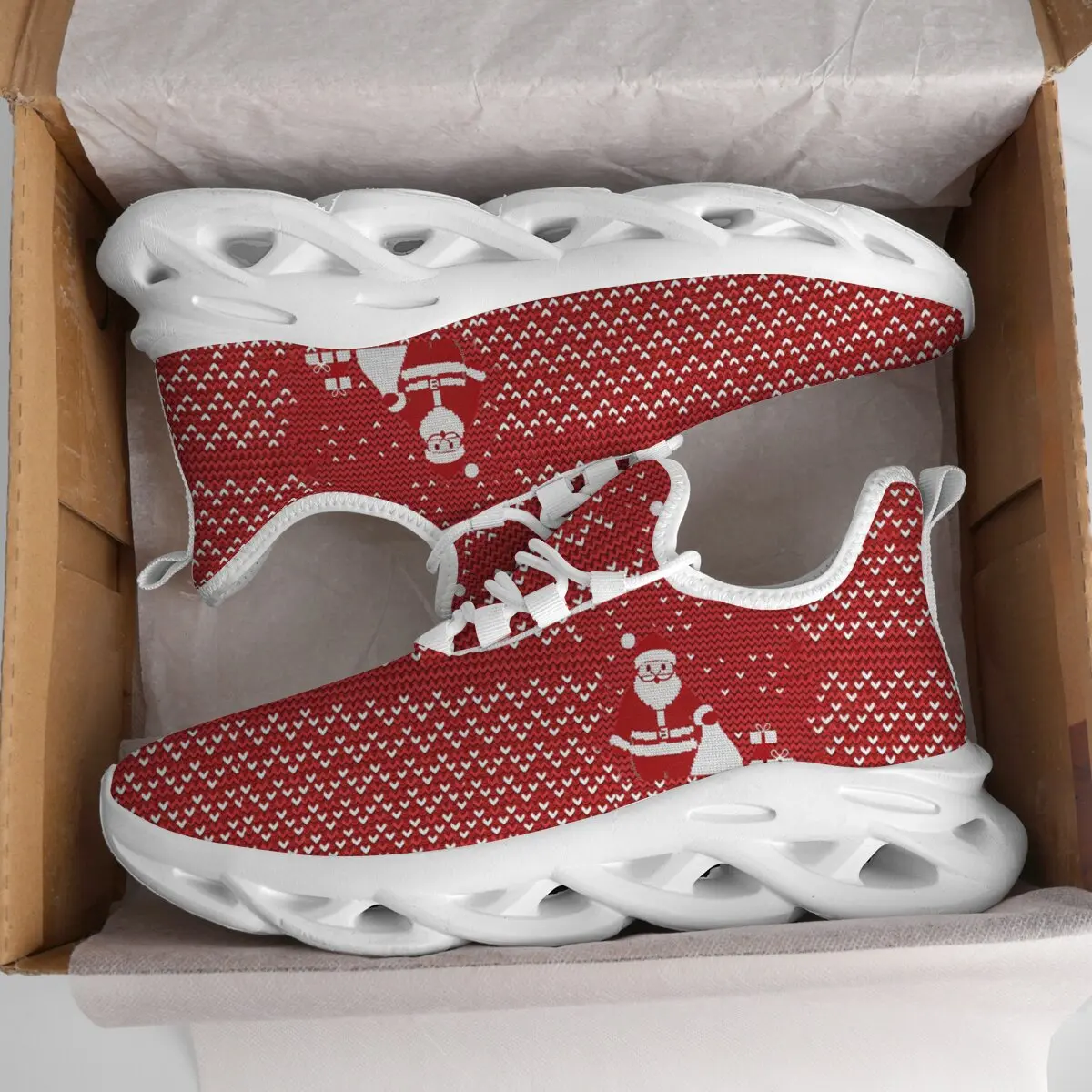 

Красные спортивные кроссовки Санта-Клауса, мужская обувь на плоской подошве, новый стиль, мужская весенне-осенняя уличная спортивная обувь для женщин