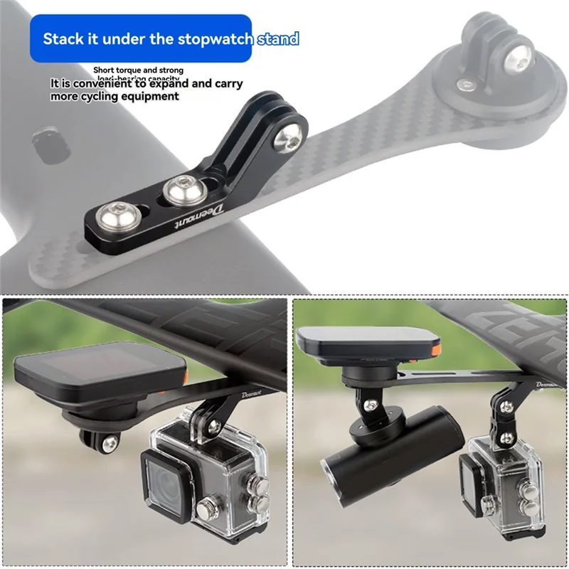 ABVL-DEEMOUNT Bicycle Saddle Rear Light Bracket For Garmin Varia Radar Rearview RTL510 515 500 For Shimano PRO Seatpost Mount