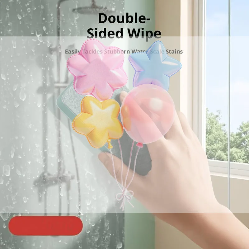 Heavy Duty Limescale Eraser Sponge Effective Silicon Carbide Cleaning Scrubber Wipe for Kitchen Bathroom Tile Rust Stain Remova