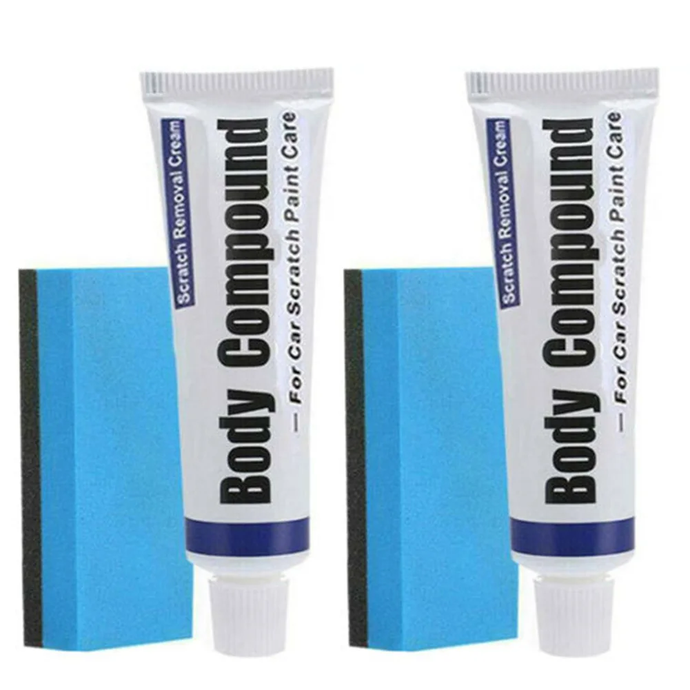 1/2Sets Car Scratch Remover Autos Body Paint Scratch Care Car Polishing Body Compound Paste Paint Repair Auto Accessories