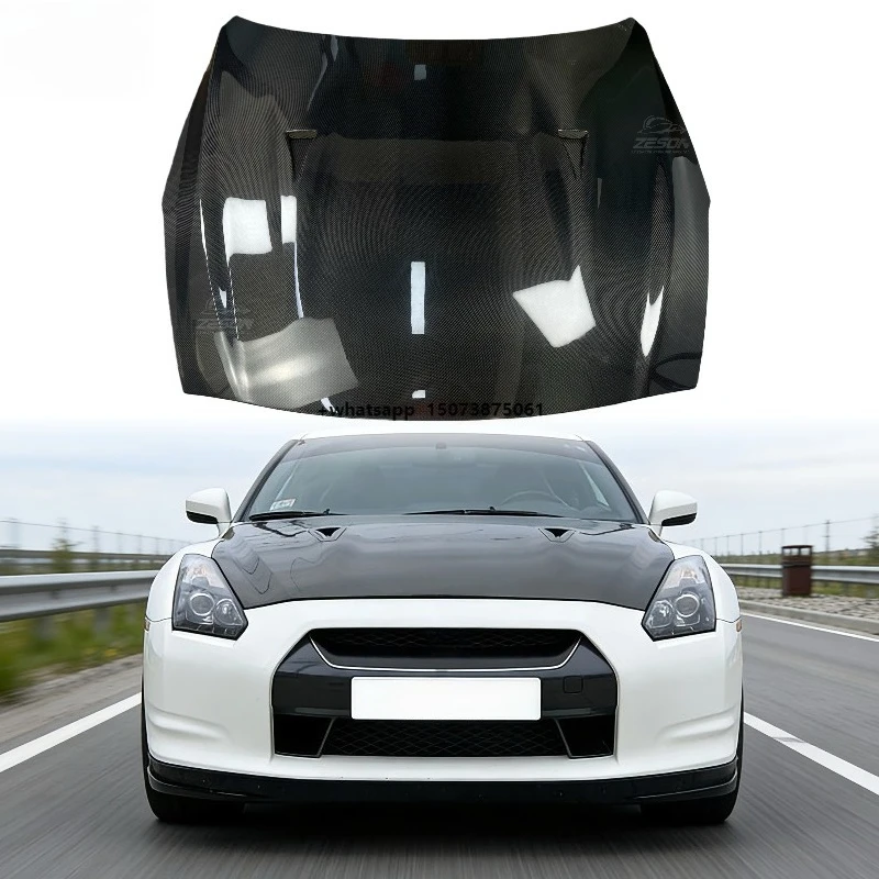 

OEM Carbon Fiber Engine Bonnet for GT-R R35 Lightweight Car Front Hood Accessory