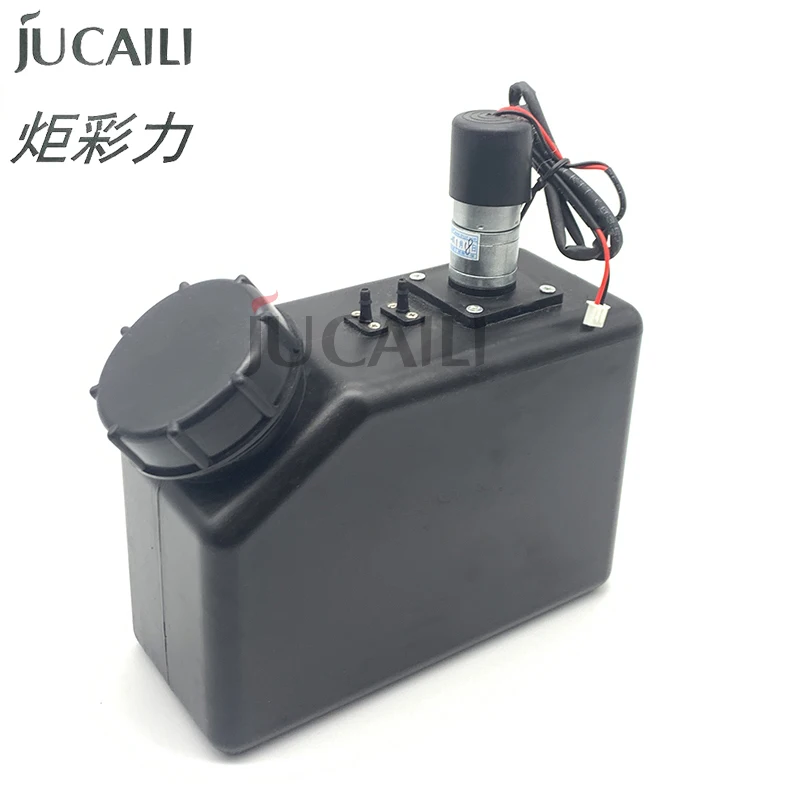 Jucaili 1500ml UV Ink Cartridge Ink Tank with Stirring Motor  for UV Printer White Inks Sub Tank UV Bulk CISS