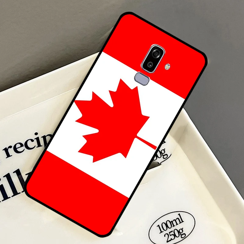 Canada Canadian Flag For Samsung Galaxy J7 J3 J5 2017 J1 A3 A5 2016 A7 A9 A6 A8 Plus J4 J6 J8 2018 Case Cover